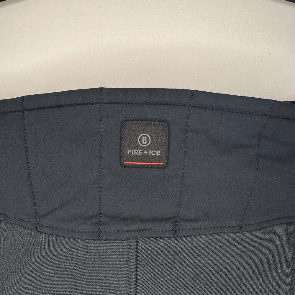 Bogner Fire + Ice Ila Black Softshell Fleece Lined Ski Pants 12 L - Picture 8 of 12